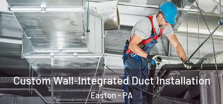  Custom Wall-Integrated Duct Installation Easton - PA